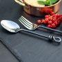 Unpolished Knot Dessert Spoon