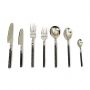 Unpolished Twist Neck 42 Piece Cutlery Set