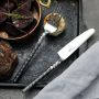 Unpolished Twist Neck Dinner Fork 